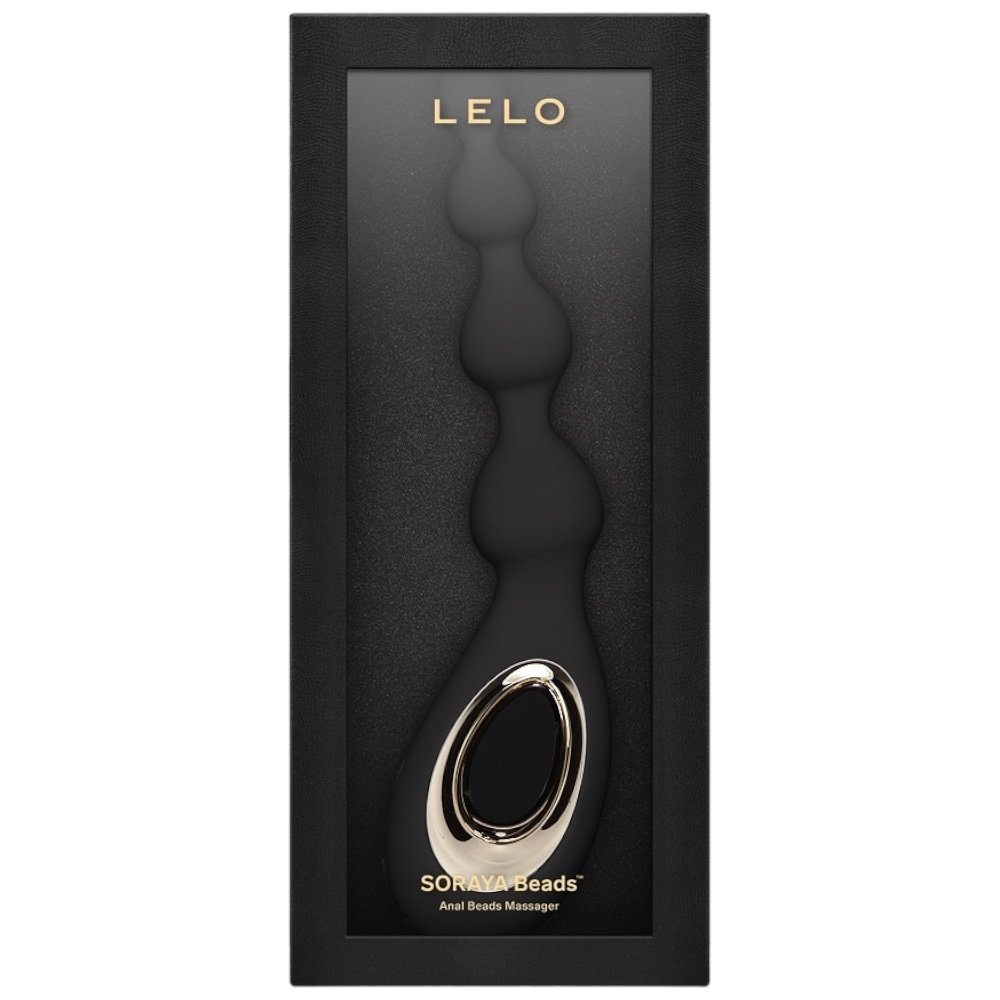 Lelo Soraya Anal Beads Vibrating Butt Plug Black