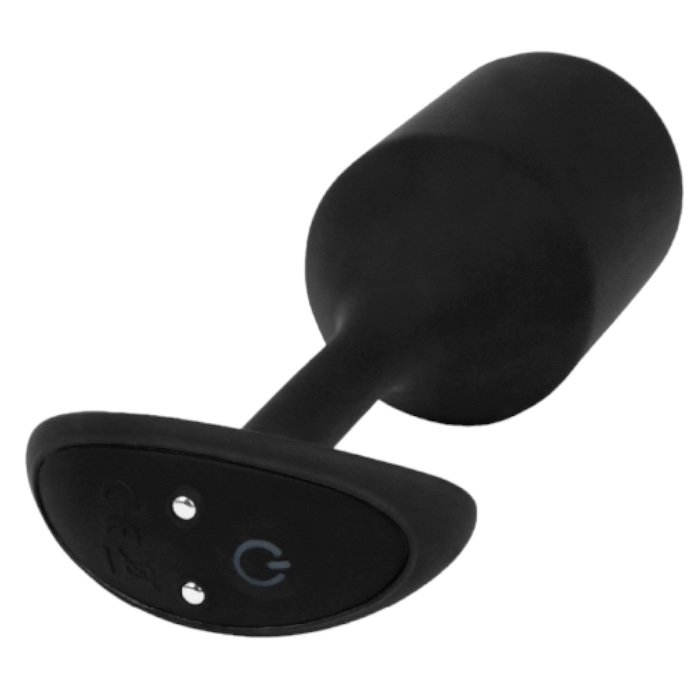 b-Vibe Vibrating Snug Plug 4 XL Rechargeable Weighted Silicone Butt Plug 5.3 Inch
