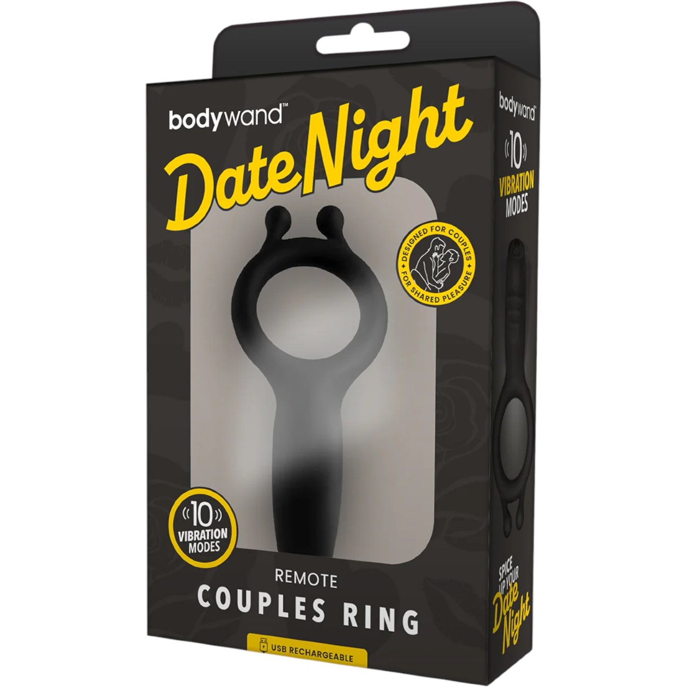 Bodywand Date Night Remote Rechargeable Couples Ring
