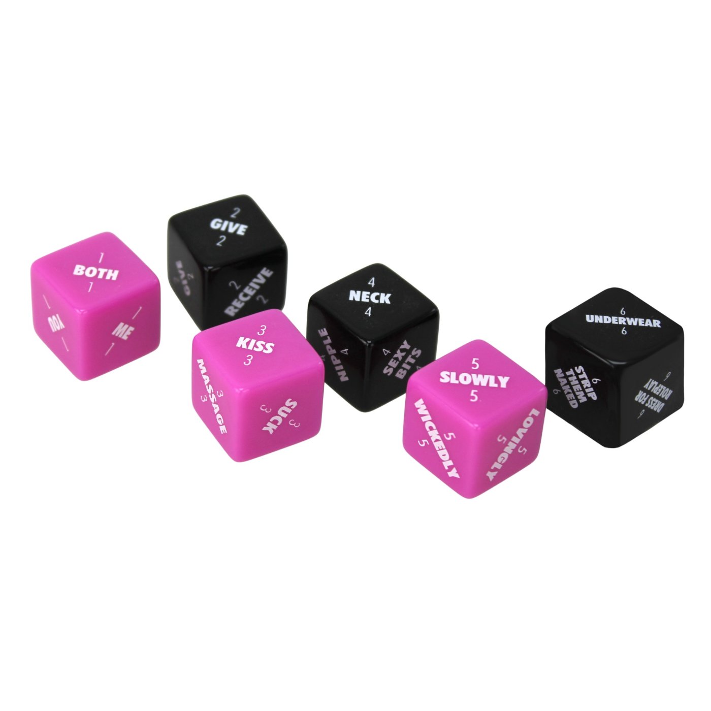 Sexy 6 Foreplay Edition Dice Game Adult Foreplay Dice Set