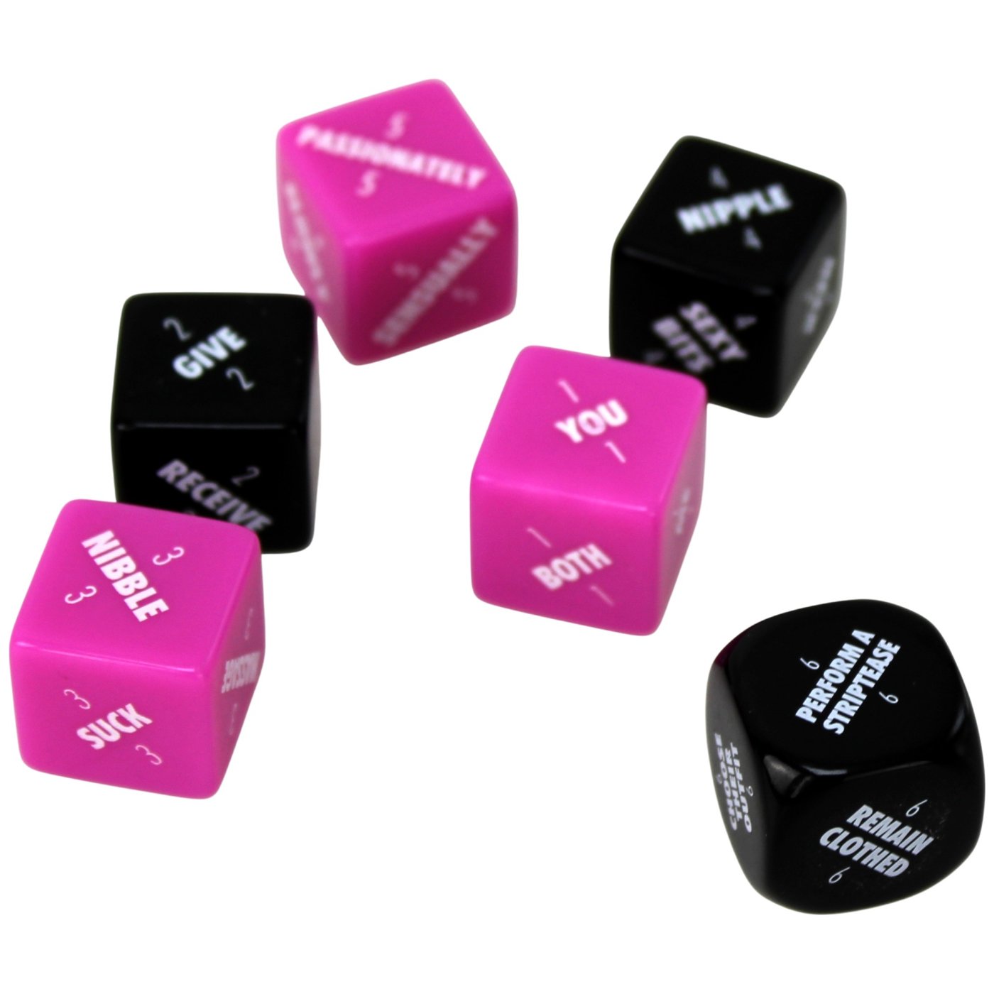 Sexy 6 Foreplay Edition Dice Game Adult Foreplay Dice Set