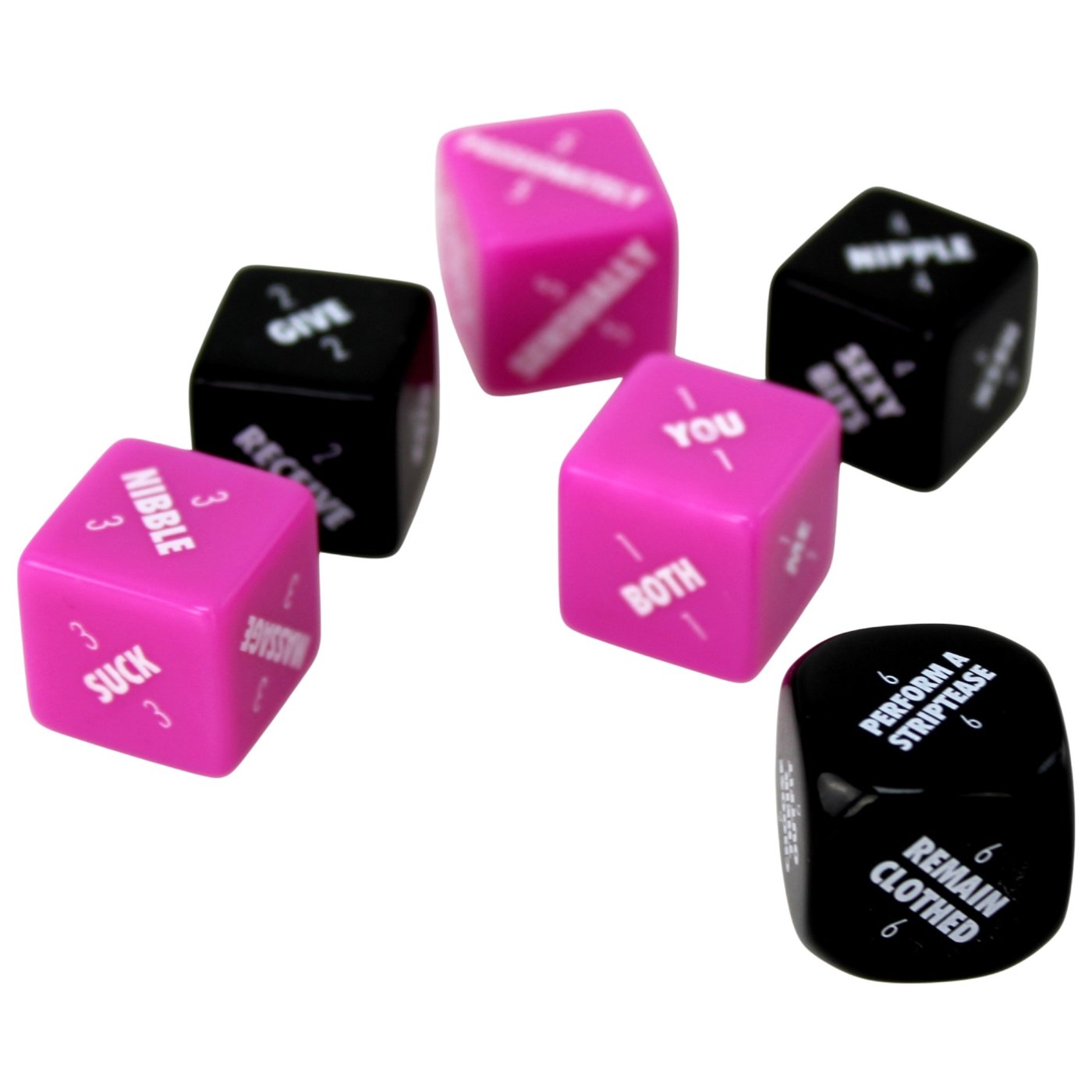 Sexy 6 Foreplay Edition Dice Game Adult Foreplay Dice Set