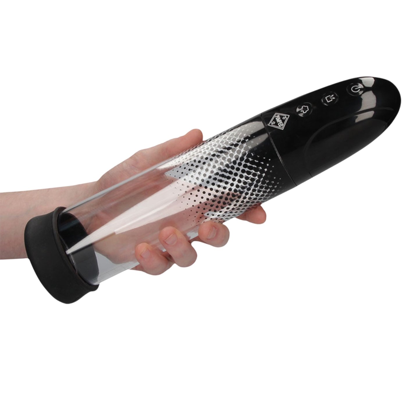 Shots Toys Automatic Rechargeable Luv Pump Black