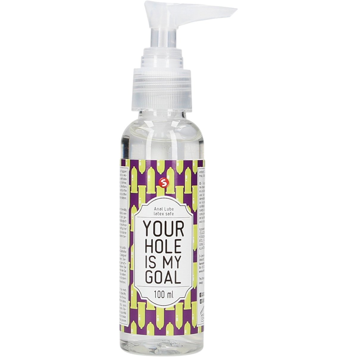S-Line Your Hole Is My Goal Water-Based Anal Lubricant 100ml