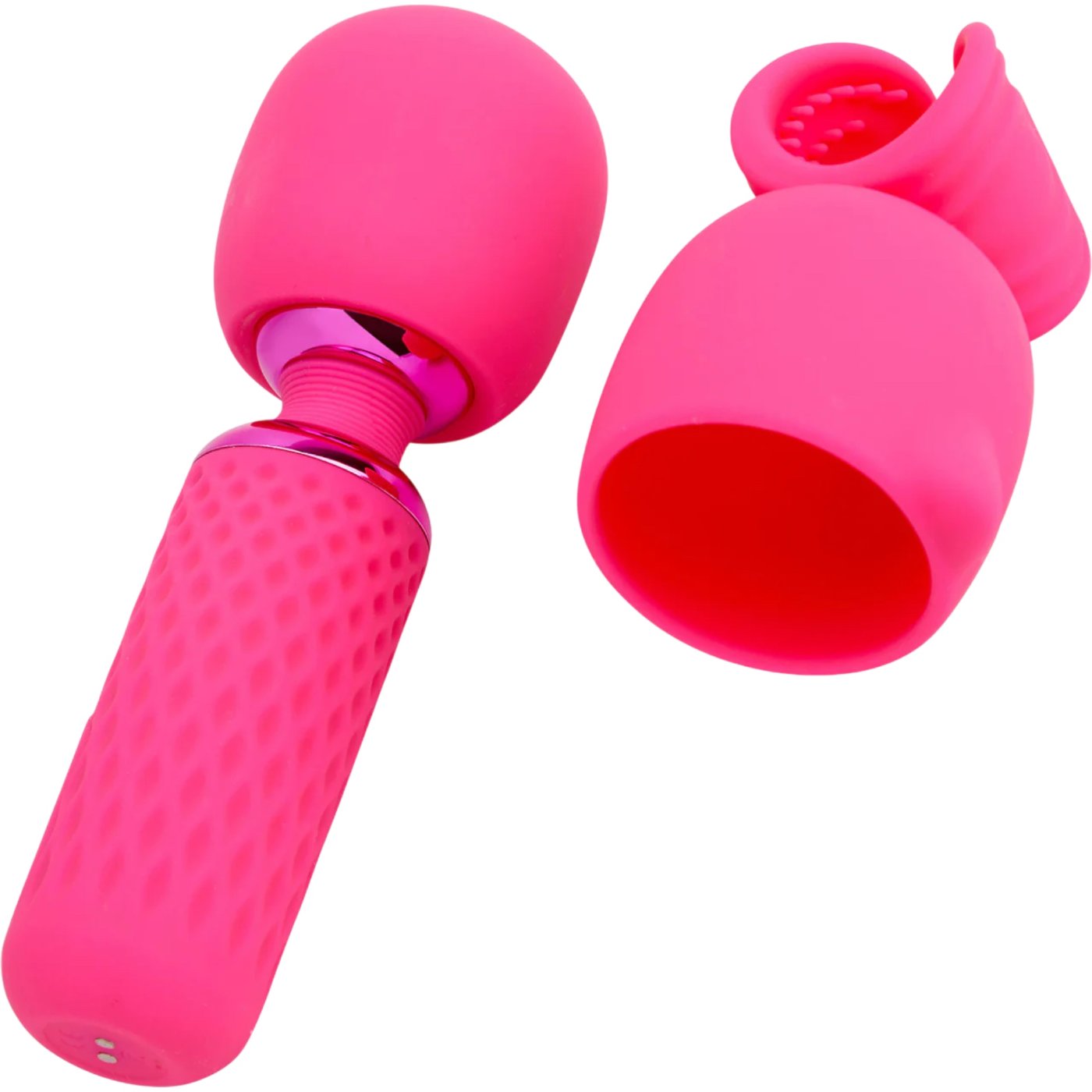 Nubii Harlow Mini Wand Warming Vibrator with Multi-Use Attachment