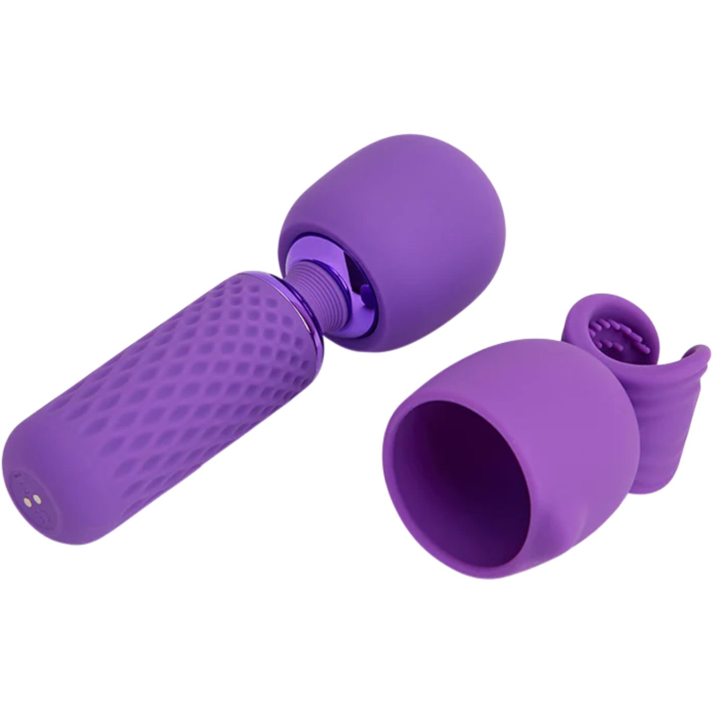 Nubii Harlow Mini Wand Warming Vibrator with Multi-Use Attachment