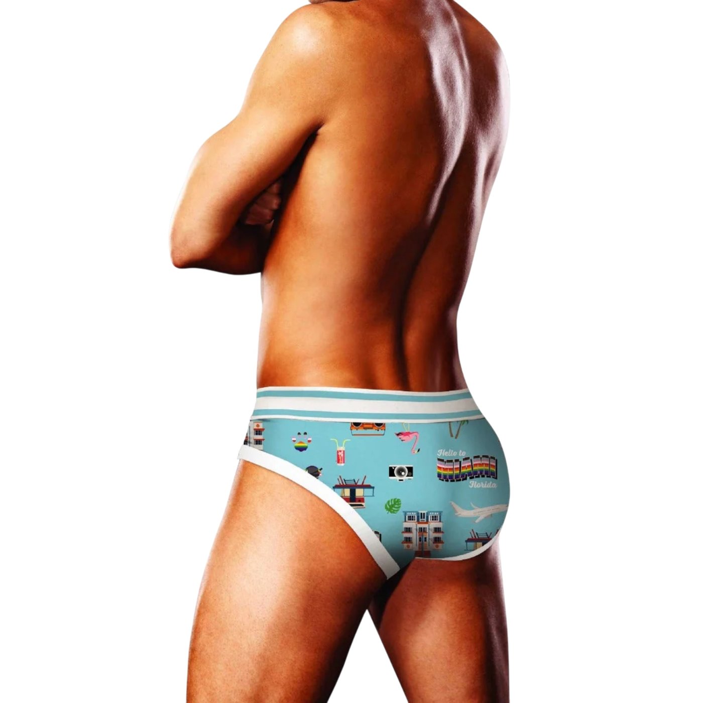 Prowler Miami Brief Blue & White