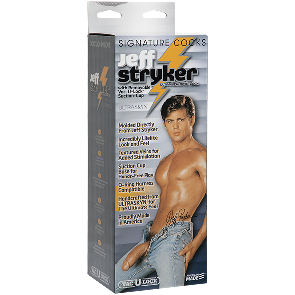 Signature Cocks Jeff Stryker Ultraskyn Cock with Suction Cup 10 Inch