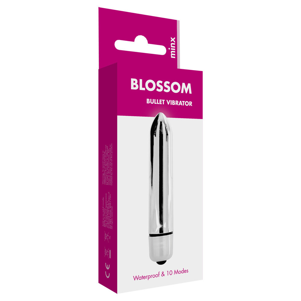 Minx Blossom 10 Mode Bullet Vibrator Silver