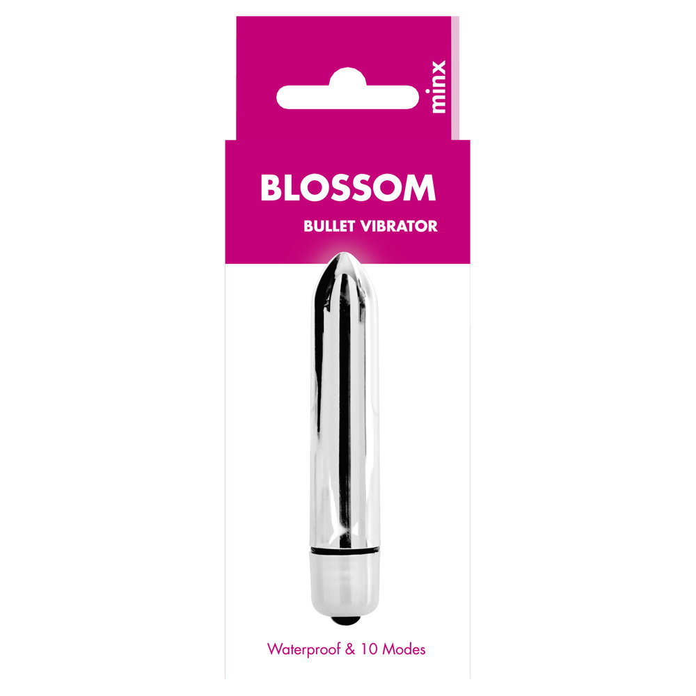 Minx Blossom 10 Mode Bullet Vibrator Silver