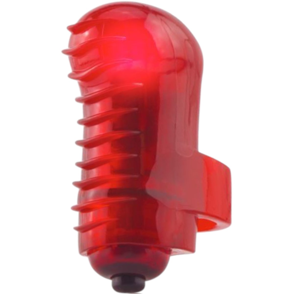 Screaming O FingO's Glow Wavy Finger Vibrator Red