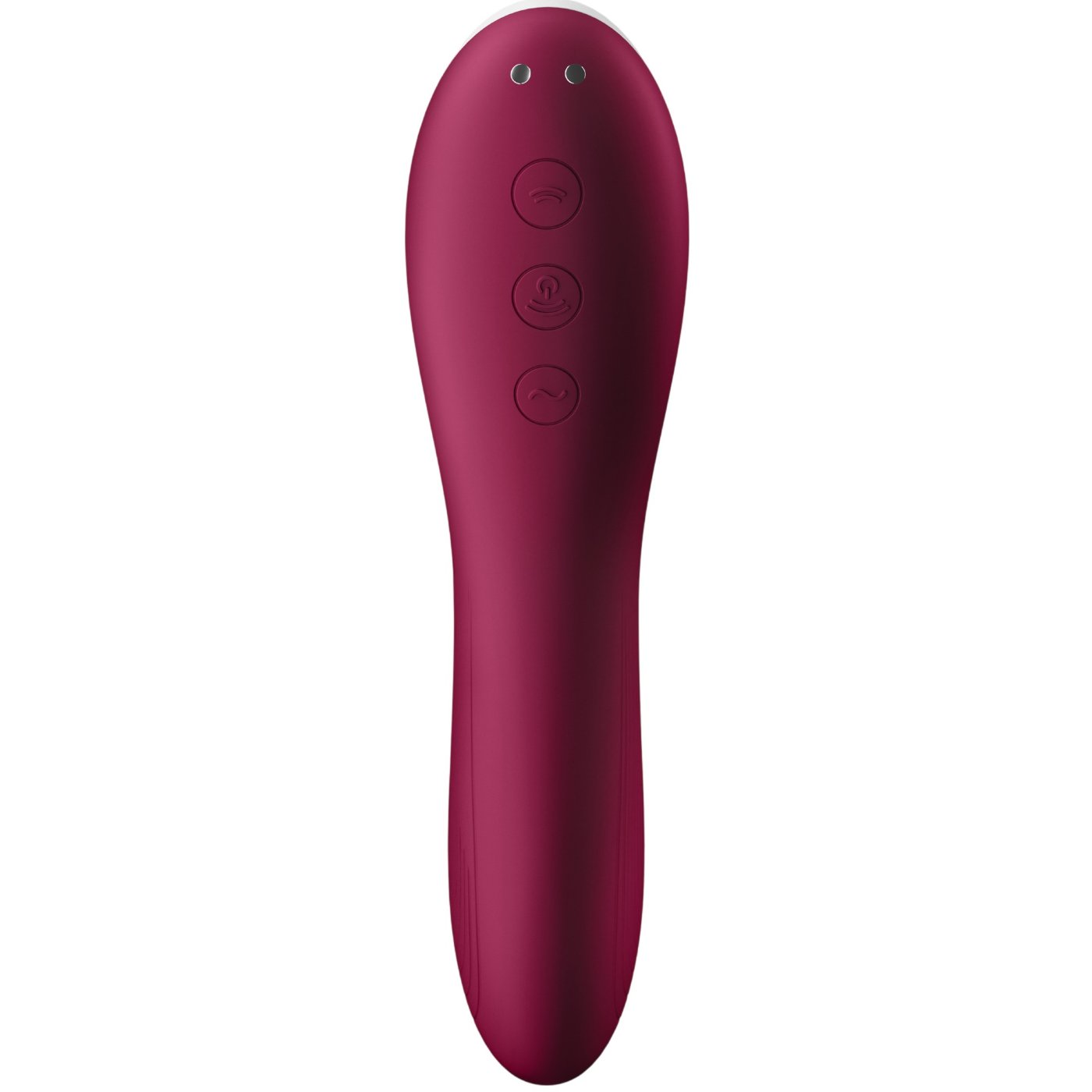 Satisfyer Dual Crush G Spot Vibrator & Clitoral Stimulator Burgundy