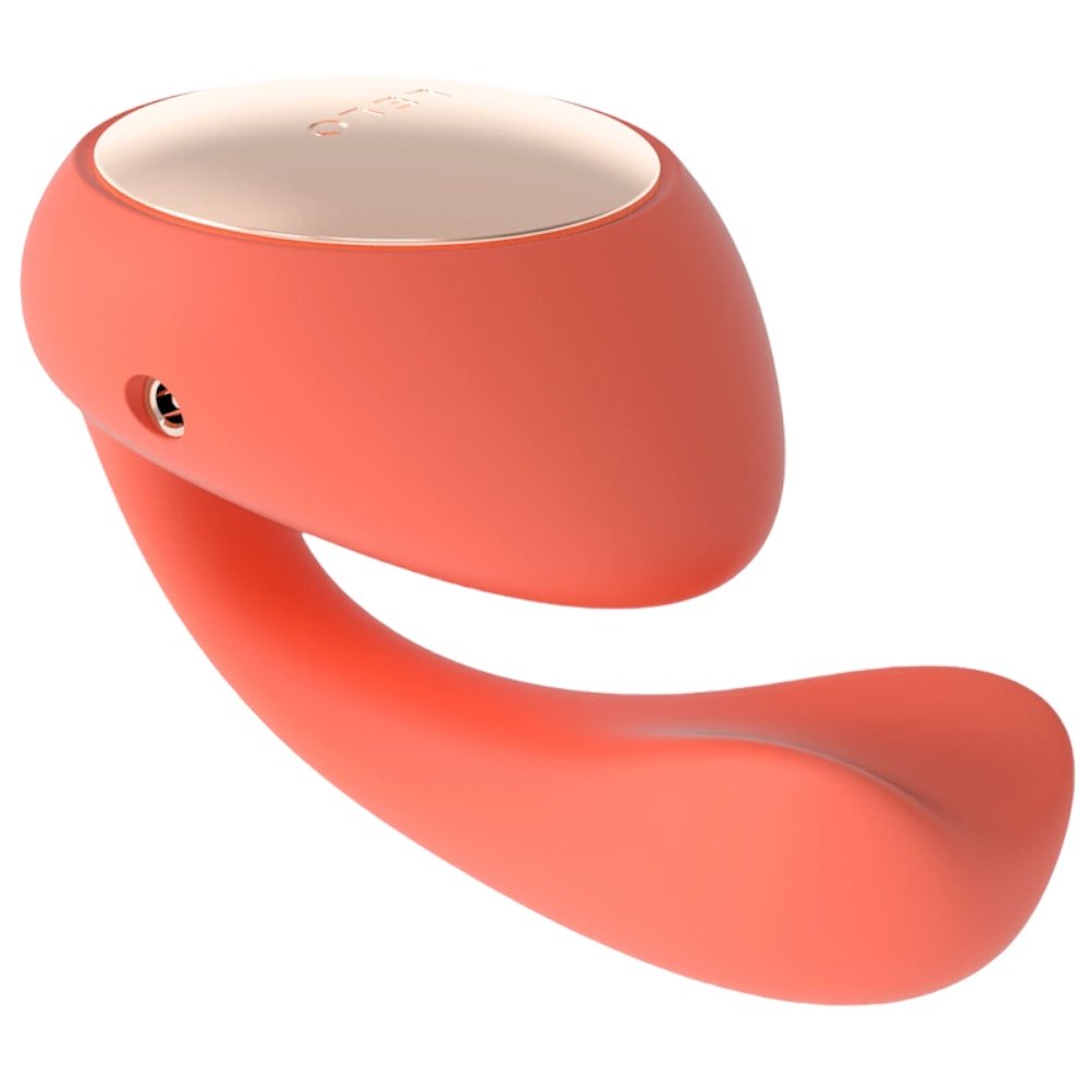 Lelo Ida Wave App Controlled Dual Stimulation Vibrator Peach
