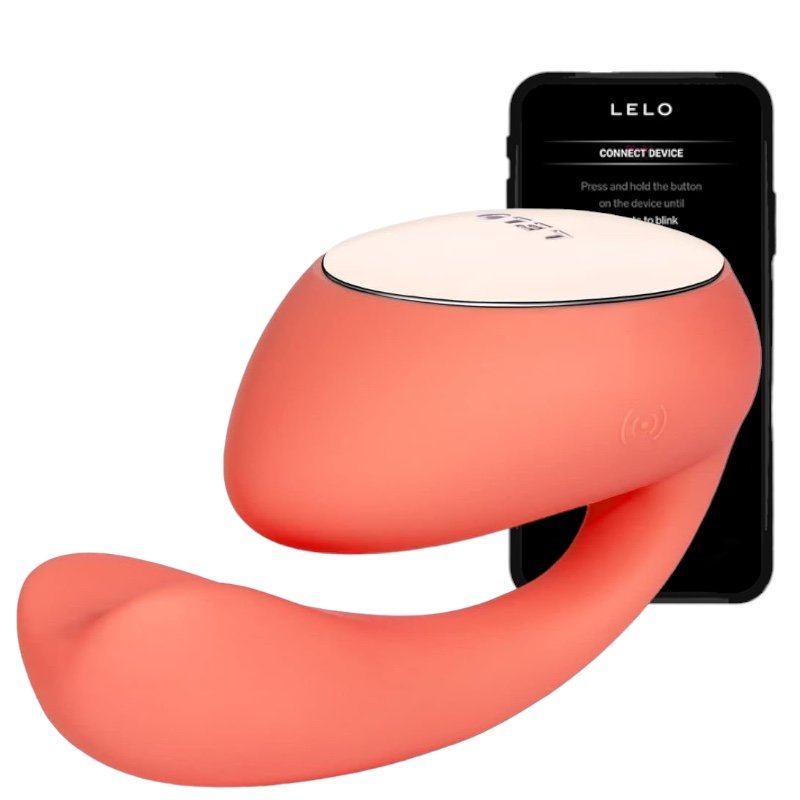 Lelo Ida Wave App Controlled Dual Stimulation Vibrator Peach