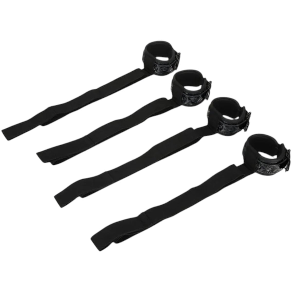 Whipsmart Diamond Collection Bed Restraint Kit Black