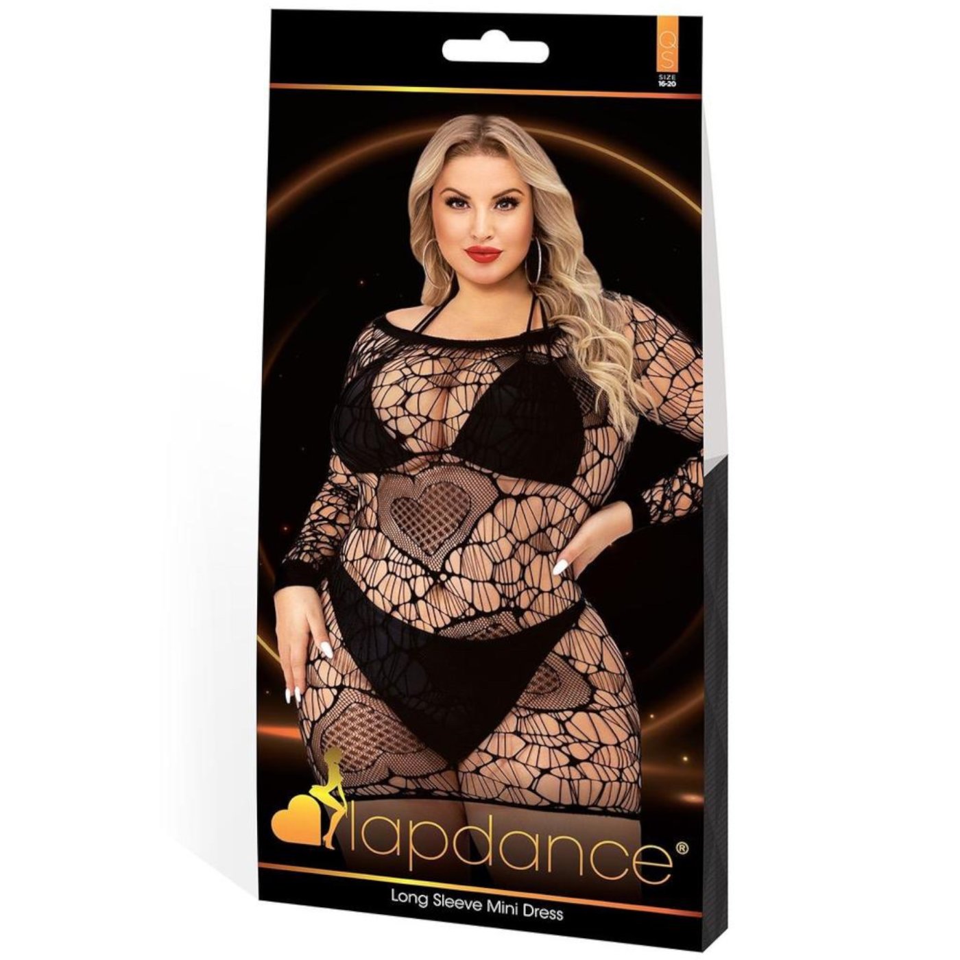 Lapdance Long Sleeve Cut-Out Mini Dress Queen