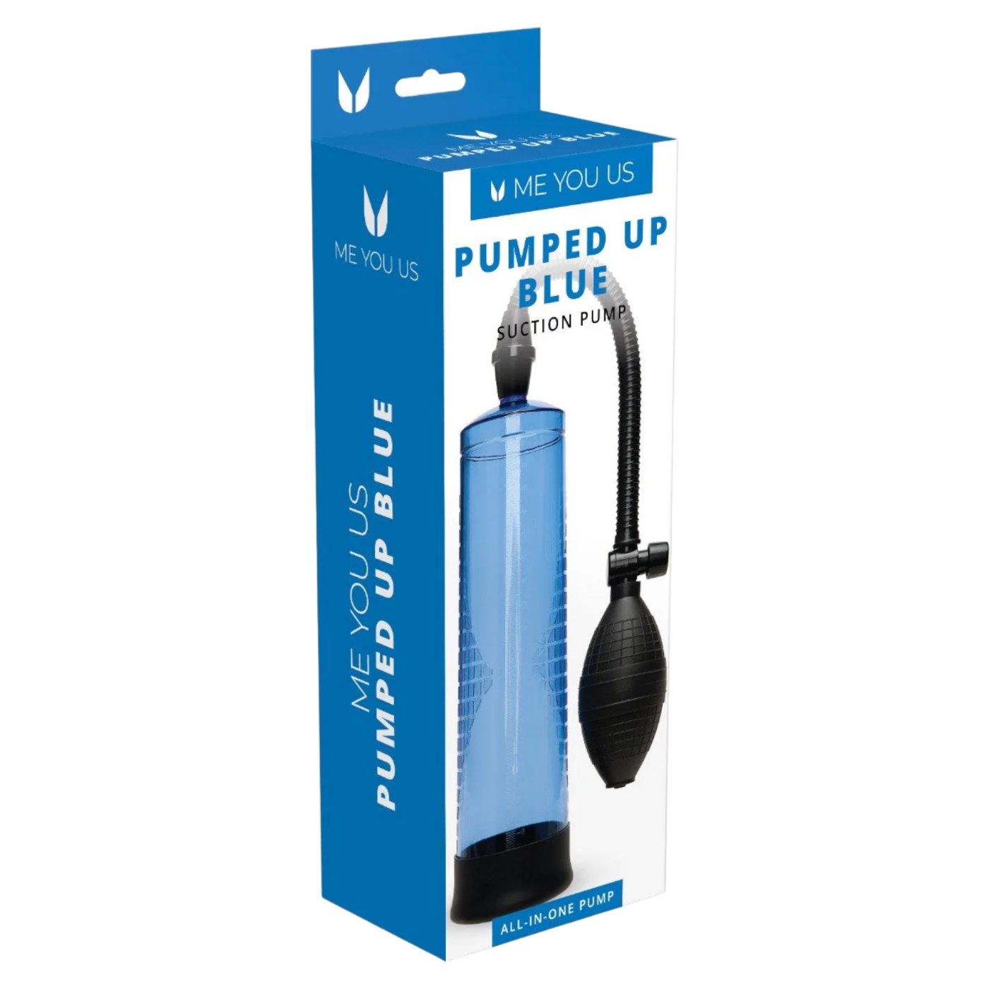 Me You Us Pumped Up Suction Penis Pump Blue