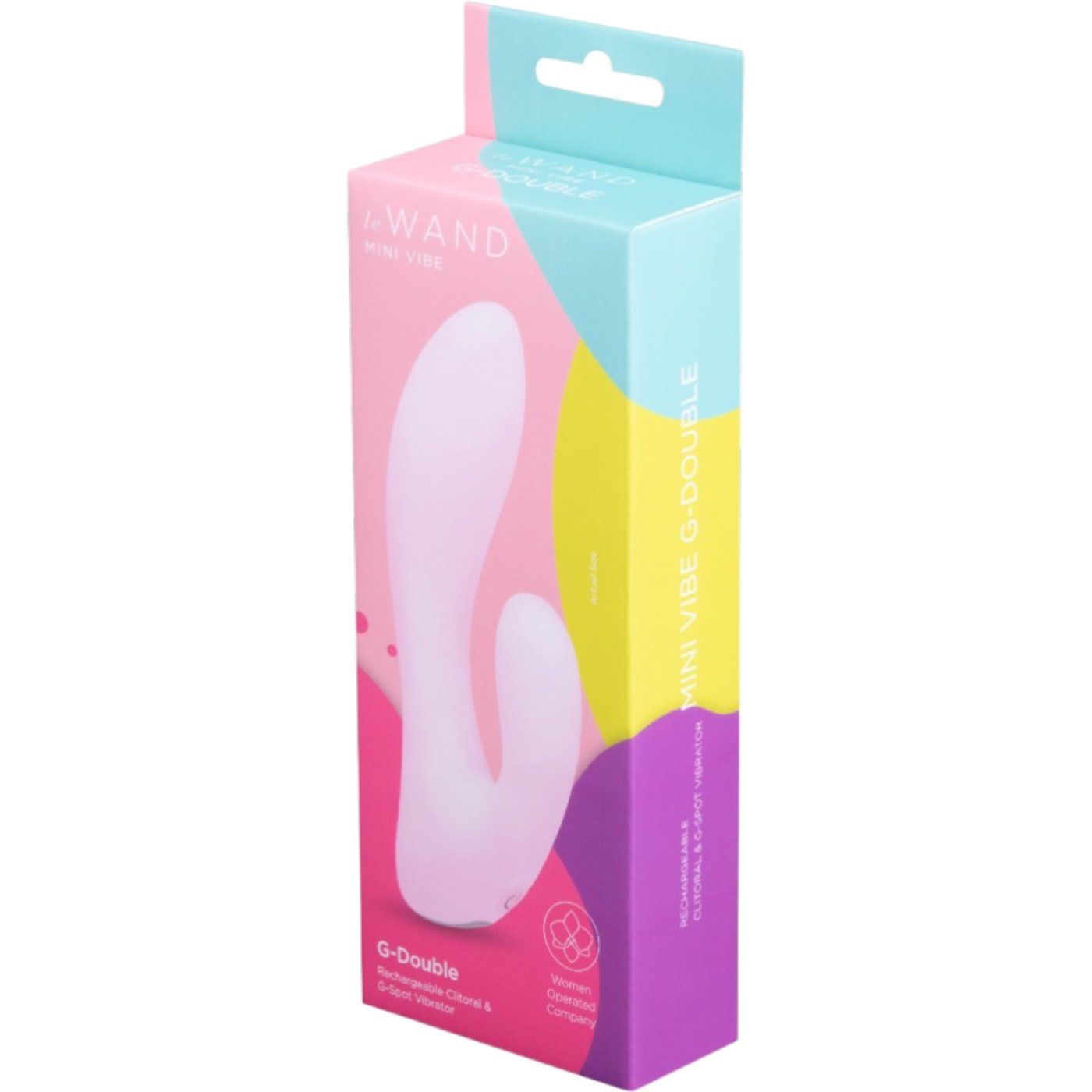 Le Wand Mini Vibe G-Double Rechargeable Clitoral & G-Spot Vibrator