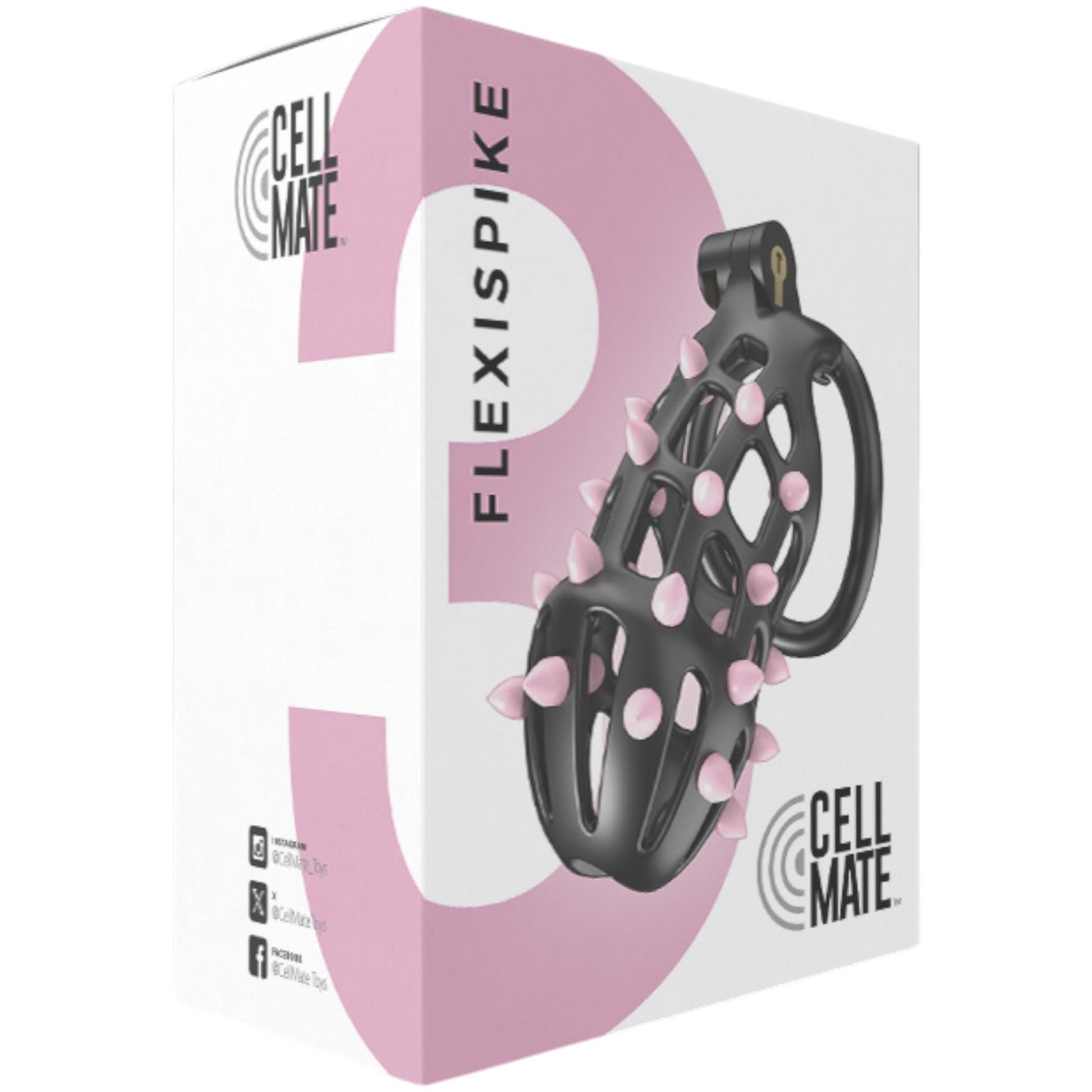 Cellmate FlexiSpike Chastity Cage Size 3