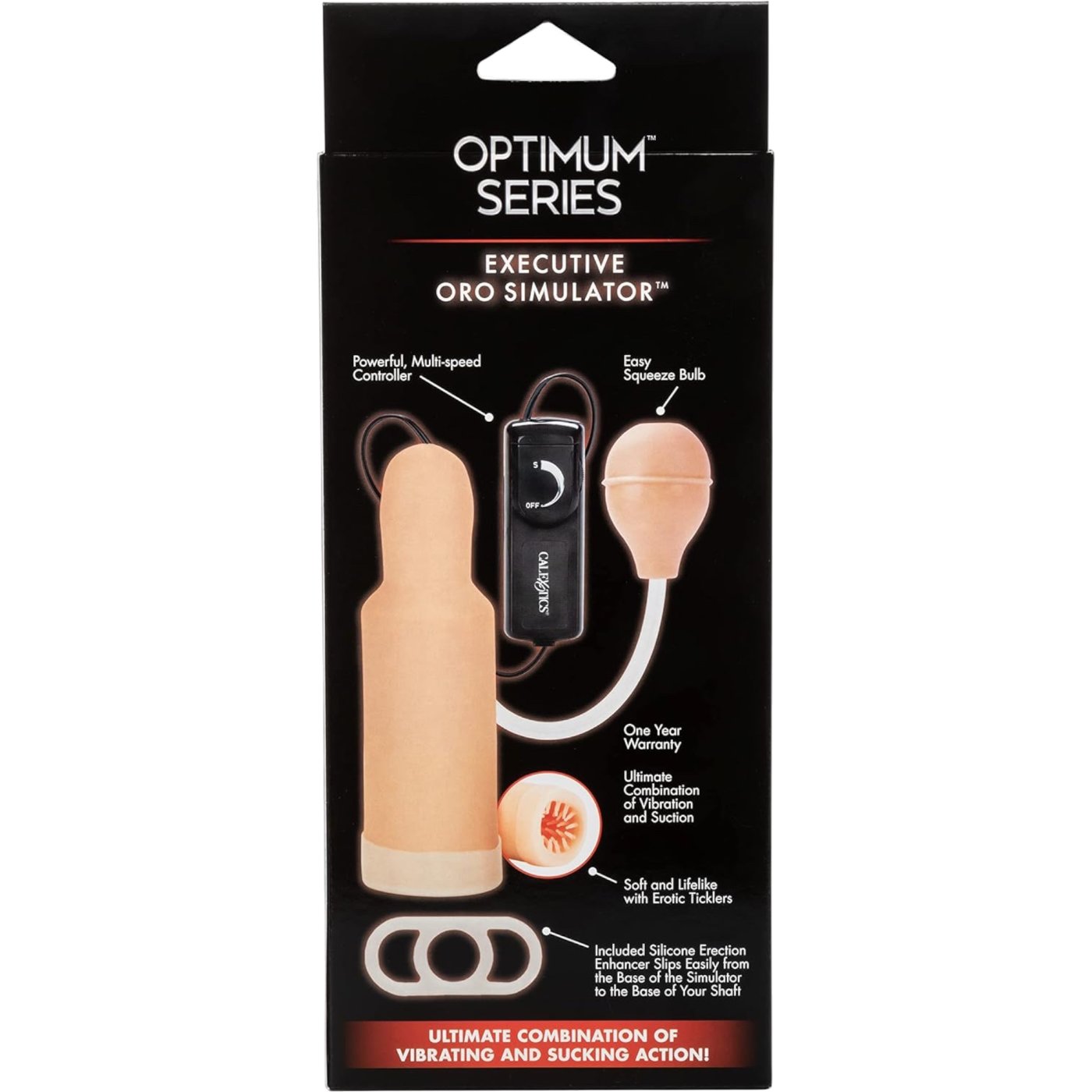 CalExotics Executive Oro Simulator Vibrating & Suction Masturbator