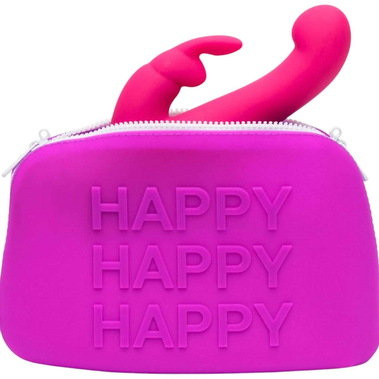 Happy Rabbit HAPPY Large Silicone Zip Storage Case