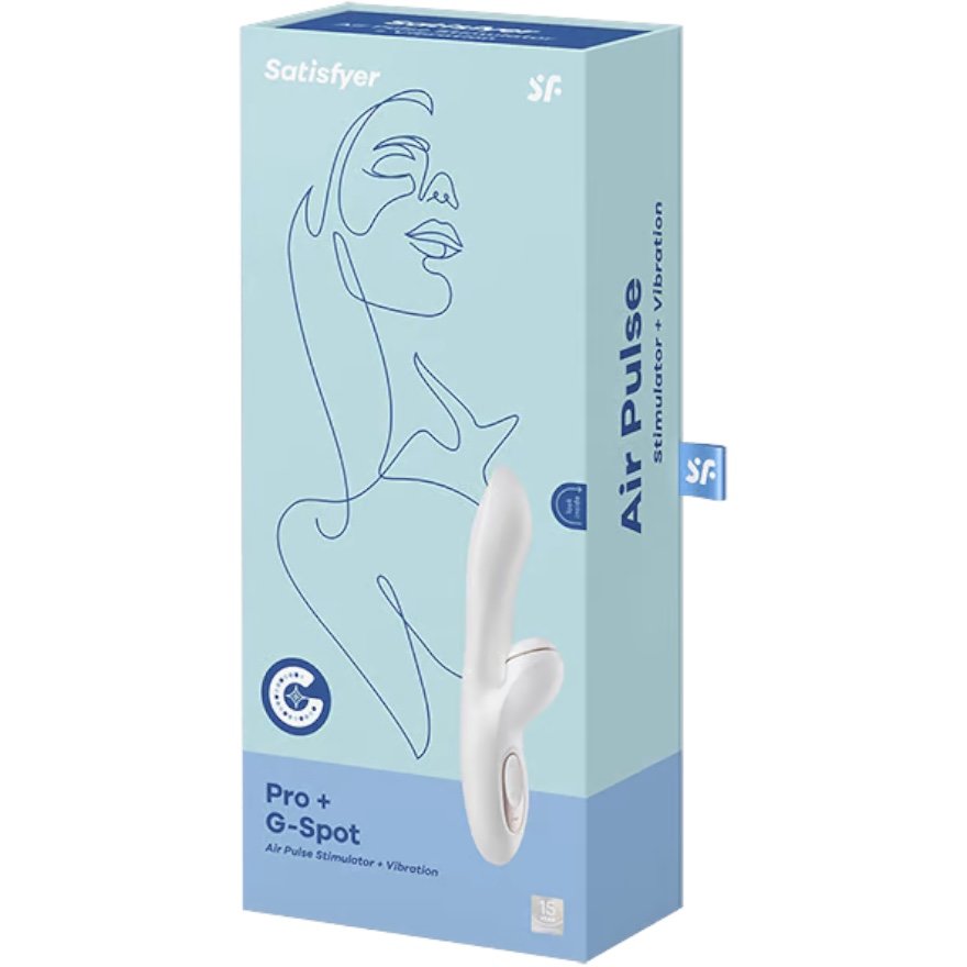 Satisfyer Pro Plus G-Spot Rabbit Air Pulse Stimulator White