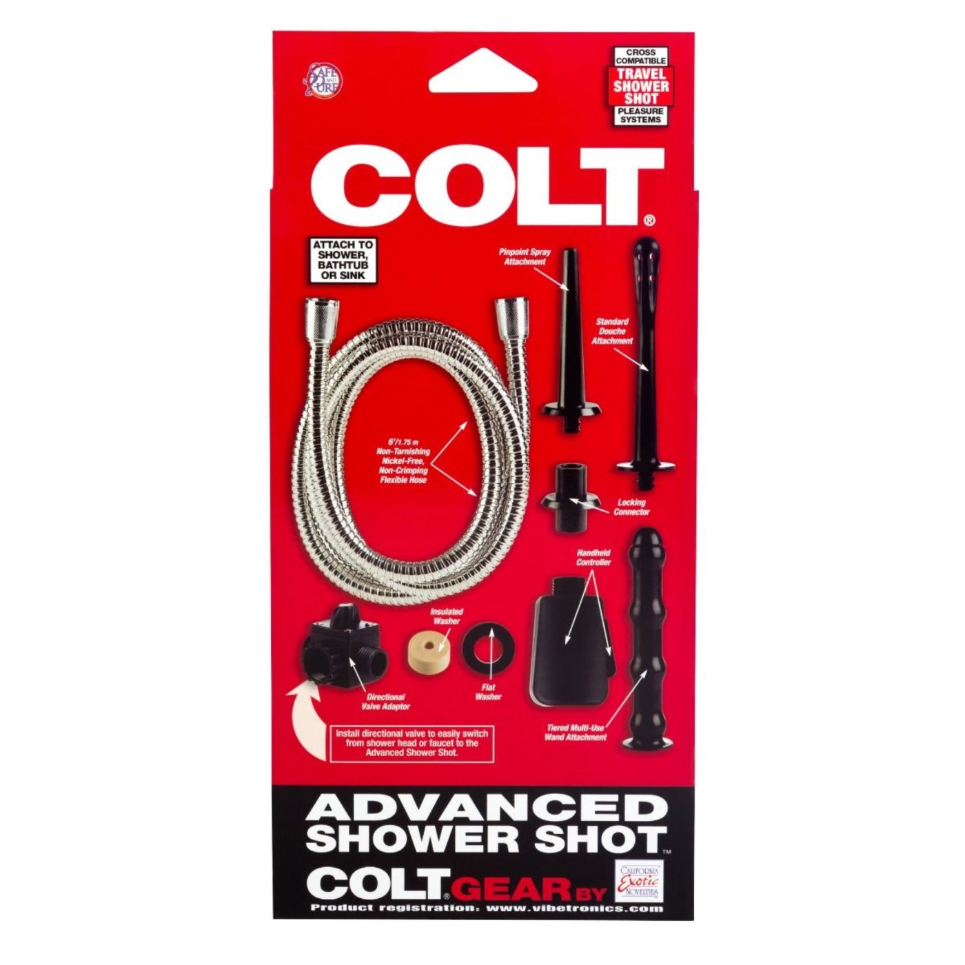COLT Advanced Shower Shot Anal Douche Kit