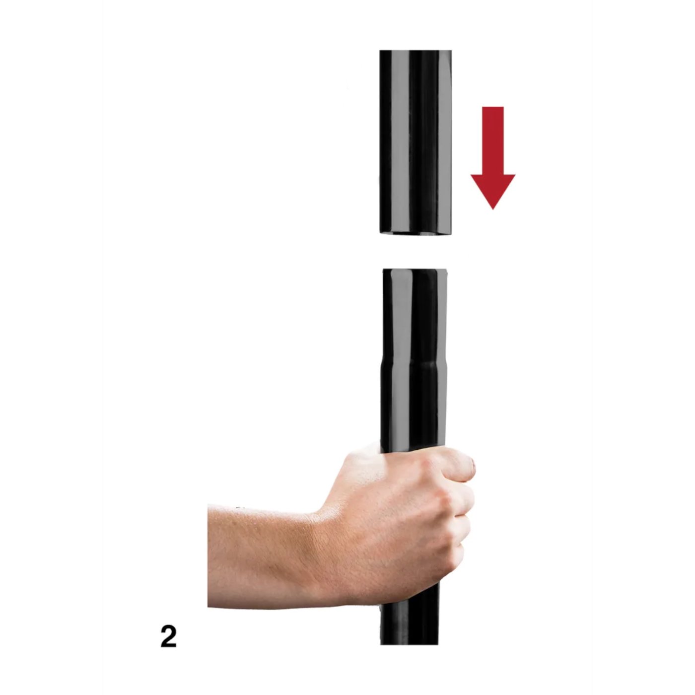 Ouch Black Dance Pole