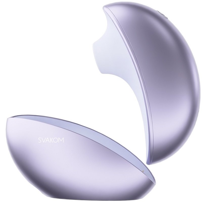 Svakom Pulse Galaxie App Controlled Rechargeable Suction Vibrator Lilac