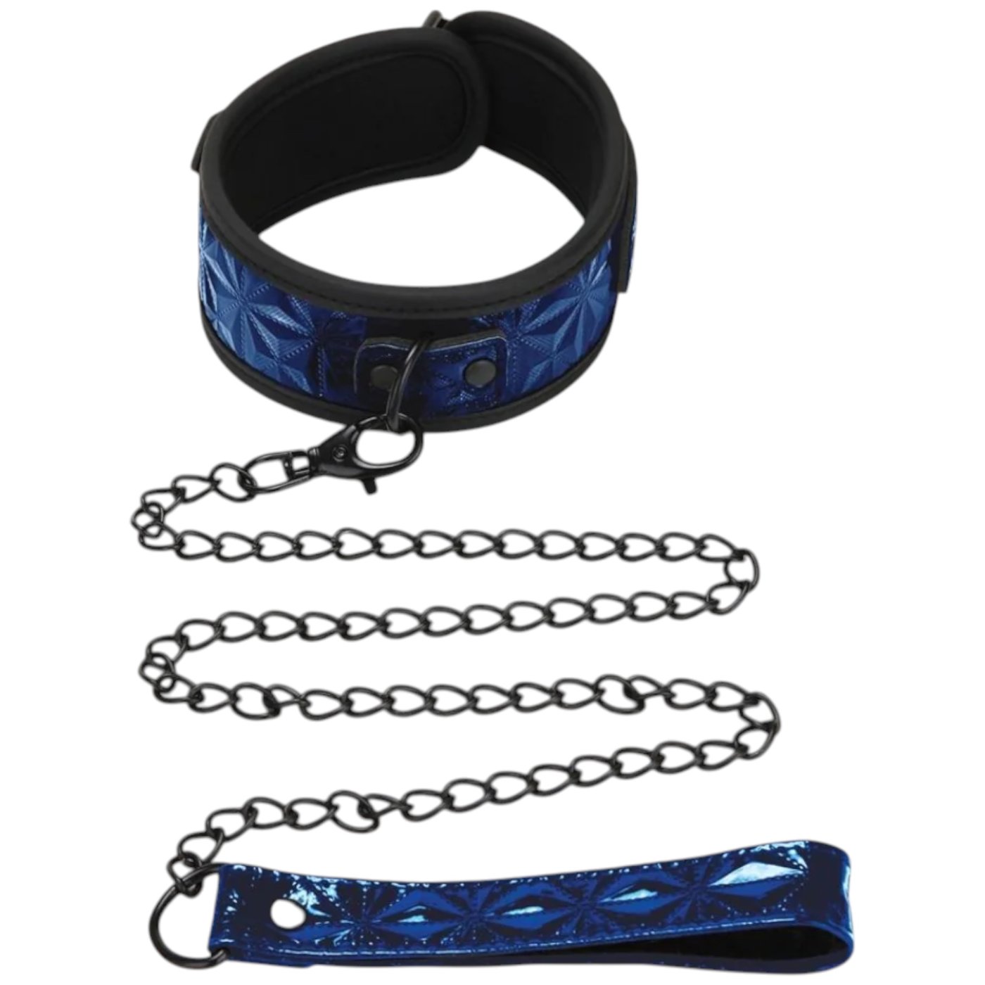 Whipsmart Diamond Collection Collar &amp; Leash Set Blue