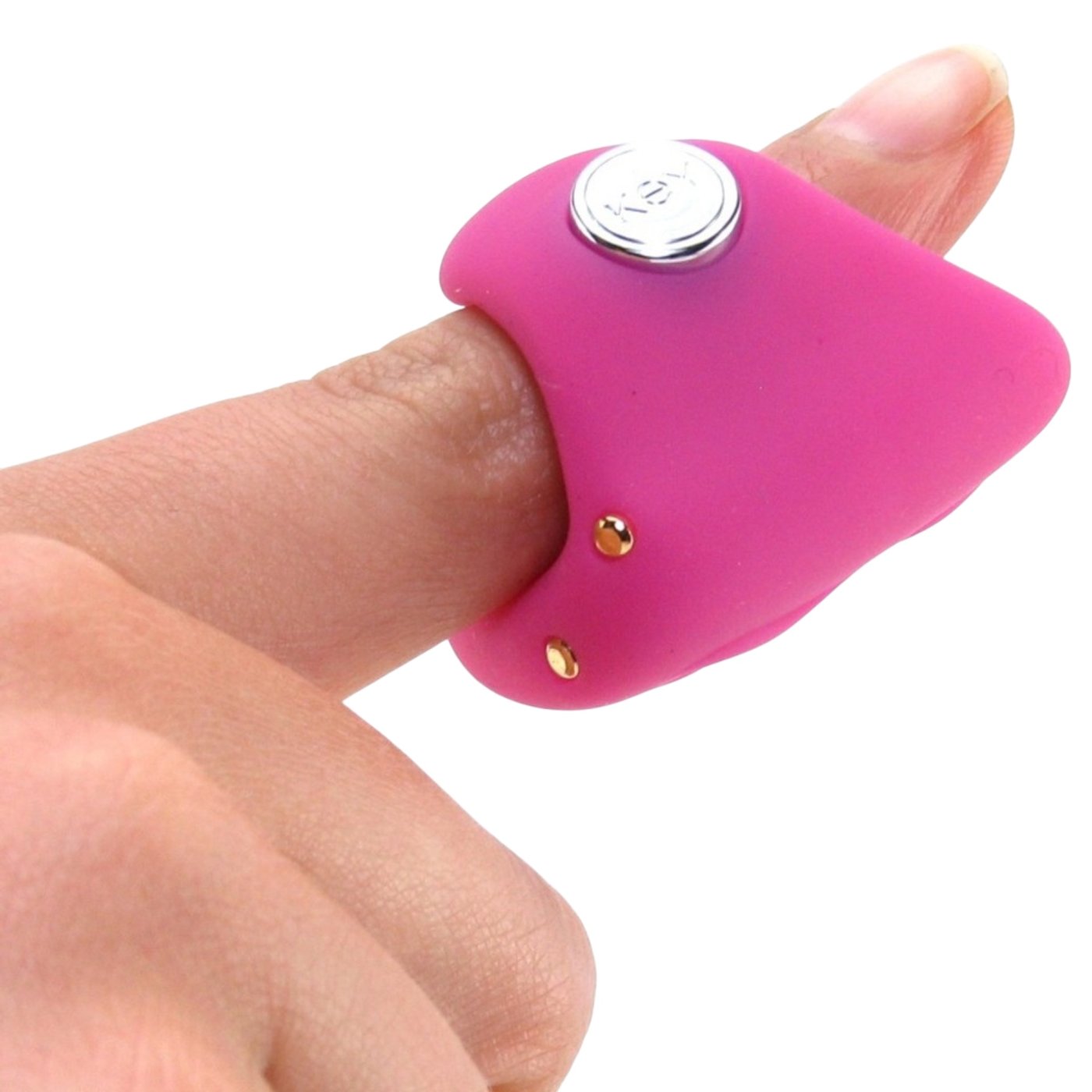 Key by Jopen Pyxis Rechargeable Finger Vibrator Raspberry Pink