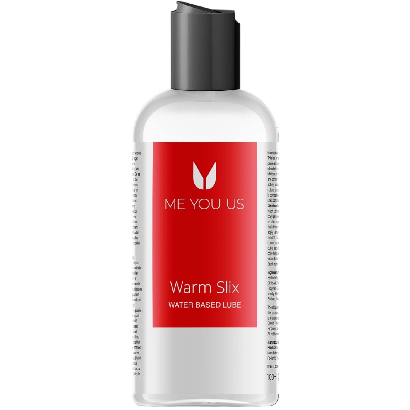Me You Us Aqua Slix Warming Water-Based Lubricant 100ml