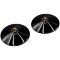 Guilty Pleasure Accents Linking Loop Nipple Covers Pasties Black