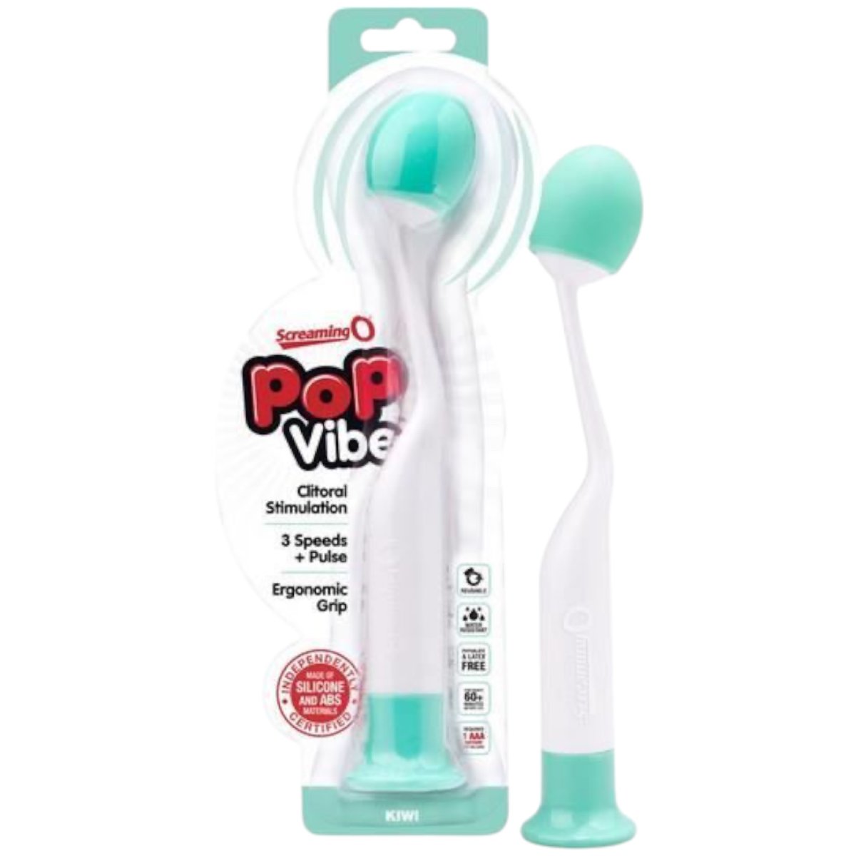 Screaming O PoP Vibe Clitoral Vibrator Kiwi Mint