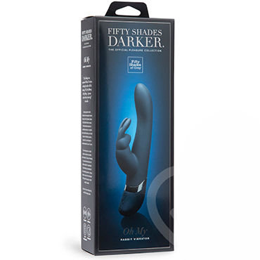 Fifty Shades Darker Oh My Rechargeable Waterproof Powerful Two Motor Rabbit Vibrator 