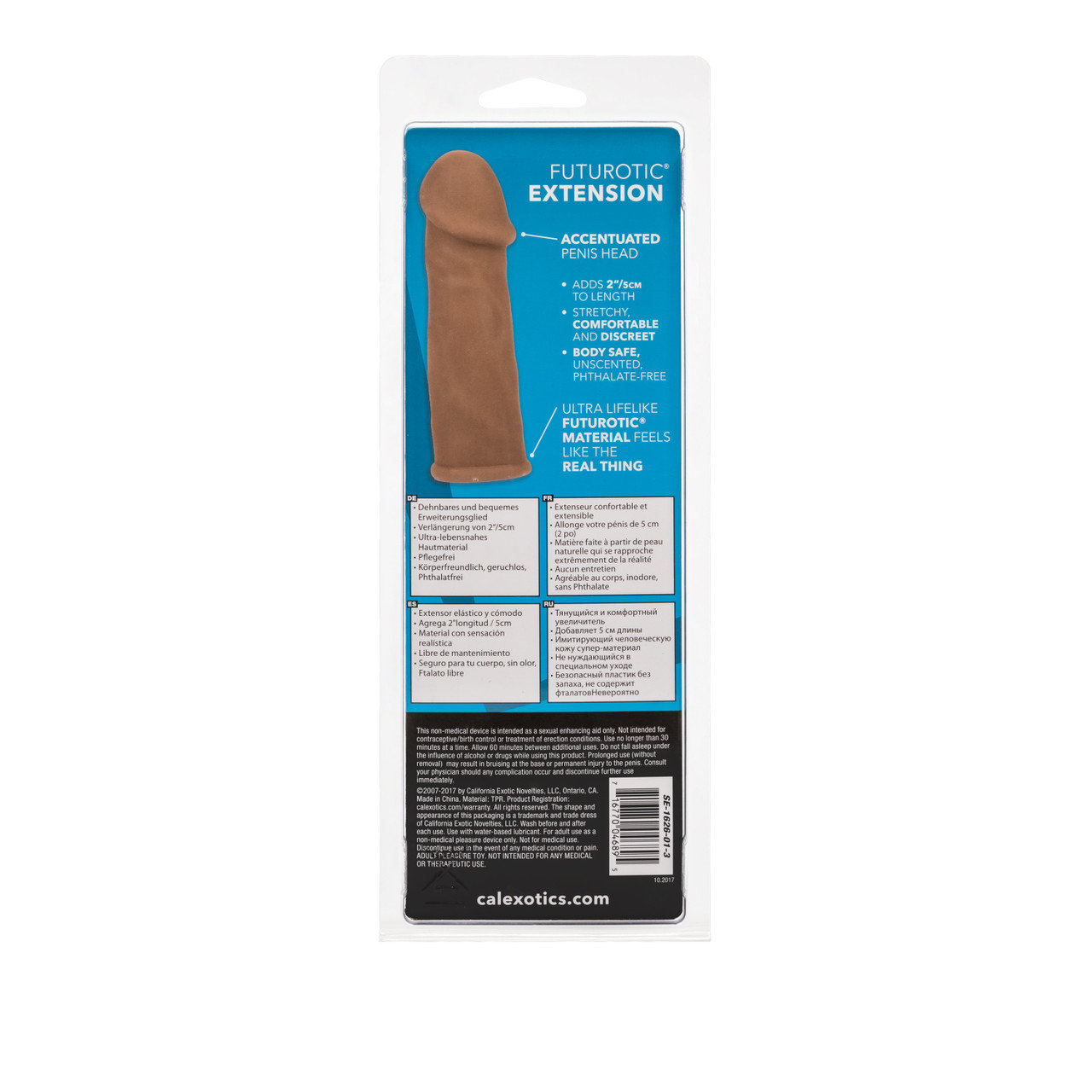 CalExotics Futurotic Penis Extender Brown Add 2 Inch