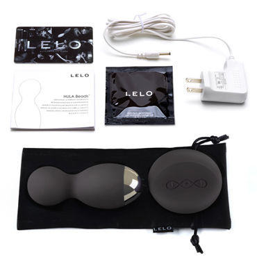 LELO Hula Beads Vibrating Rotating Remote Control Black