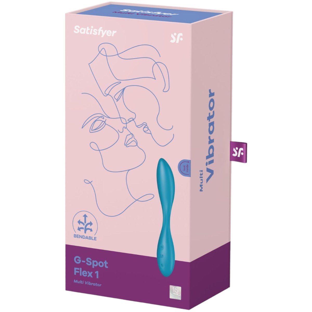 Satisfyer G-Spot Flex 1 Rechargeable G-Spot and Clitoral Vibrator