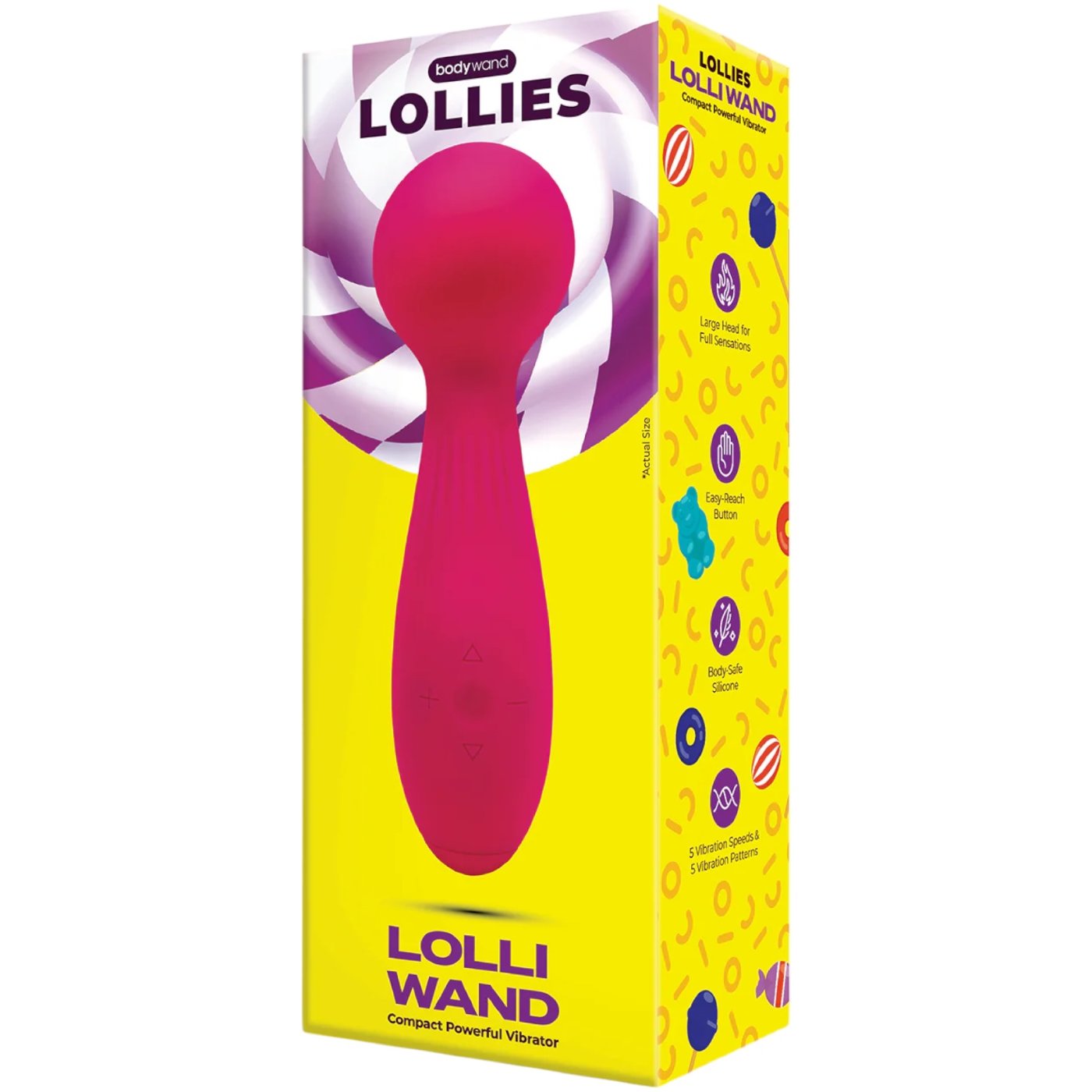 Bodywand Lollies Lolli Wand Massager Hot Pink