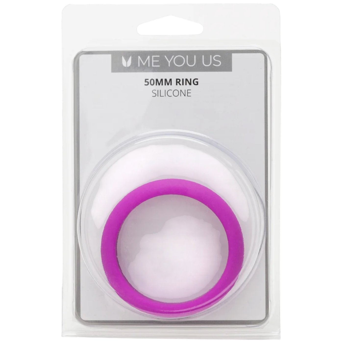 Me You Us Silicone Cock Ring Purple 50mm