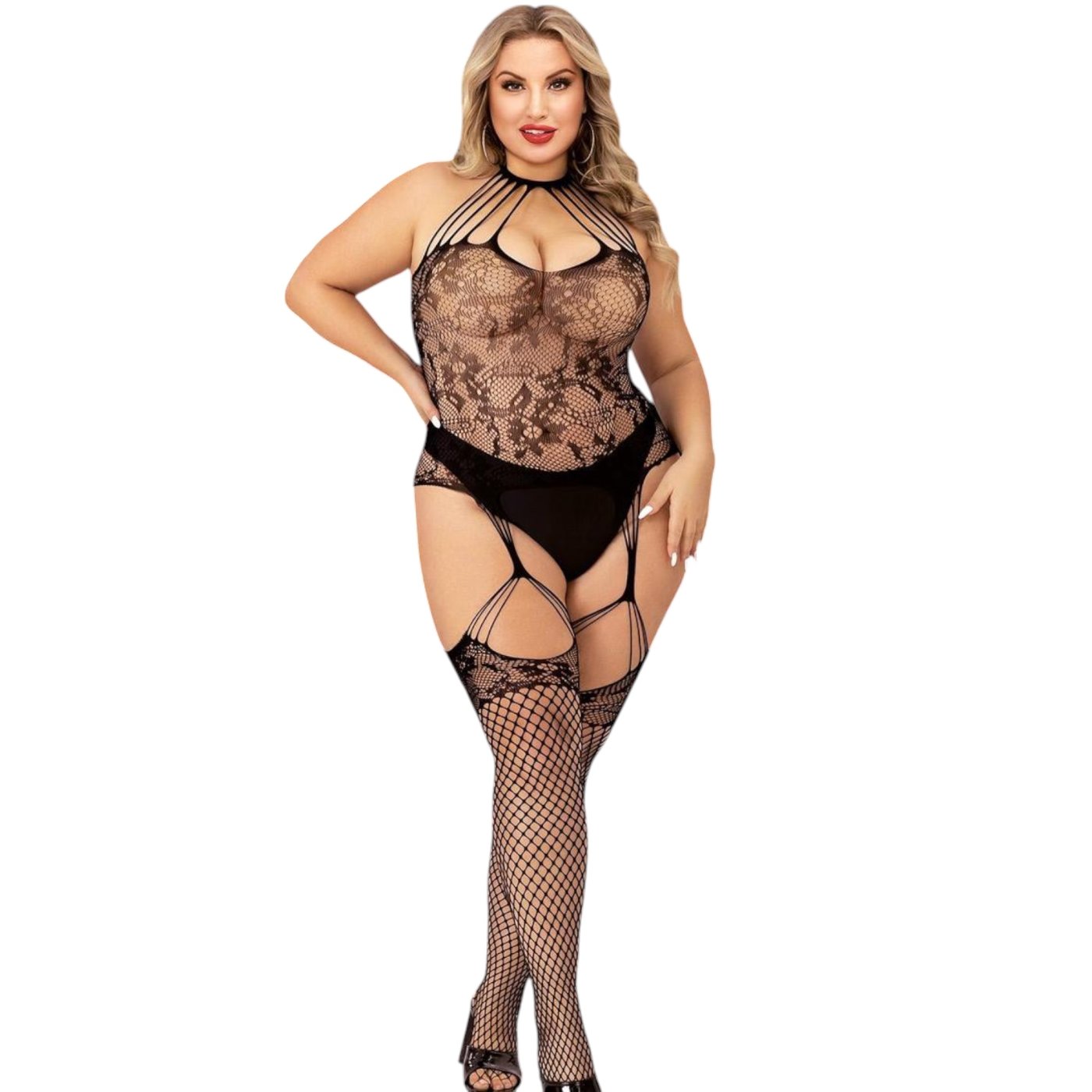 Lapdance Suspender Hose Bodystocking Queen