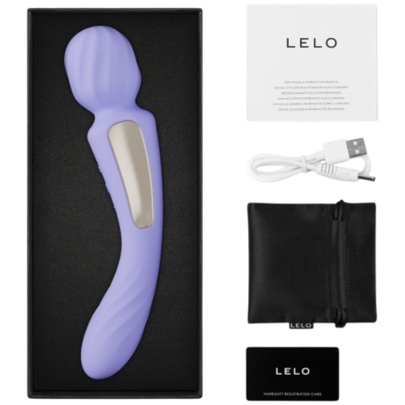 LELO Switch App Controlled Double-Ended Wand Vibrator