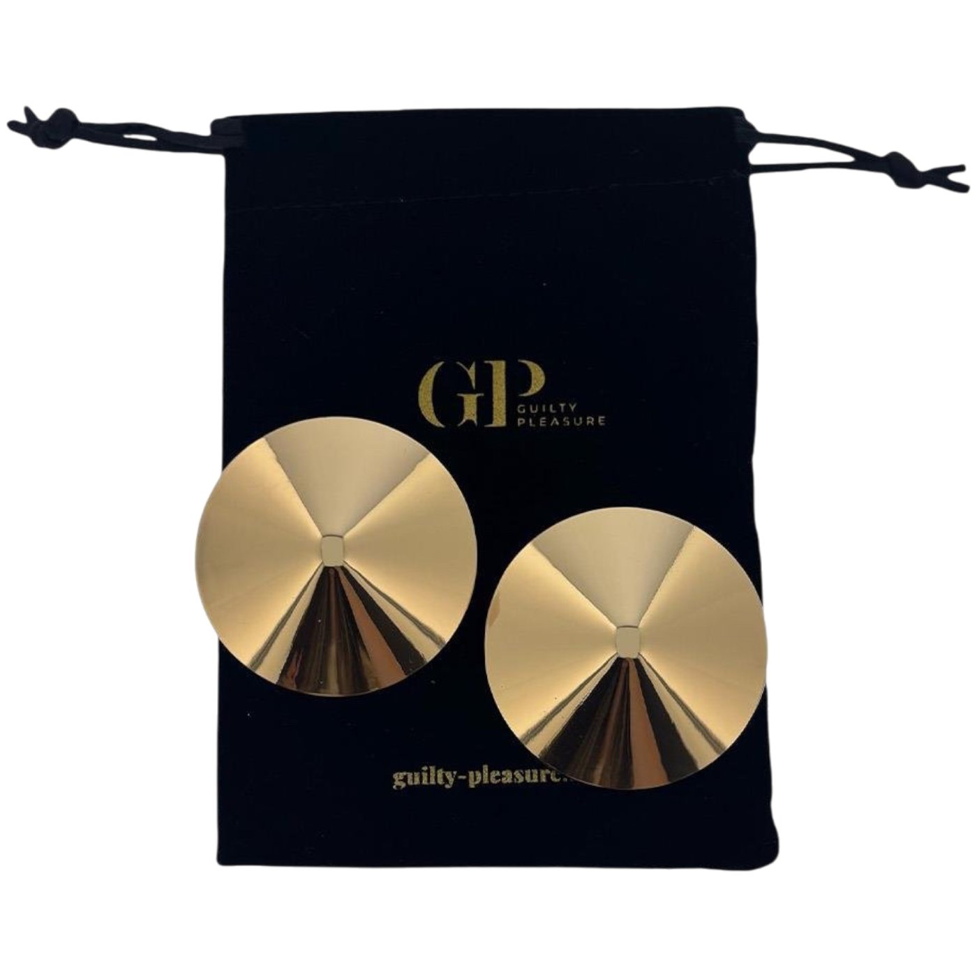 Guilty Pleasure Accents Tempting Touch Nipple Covers Pasties Gold