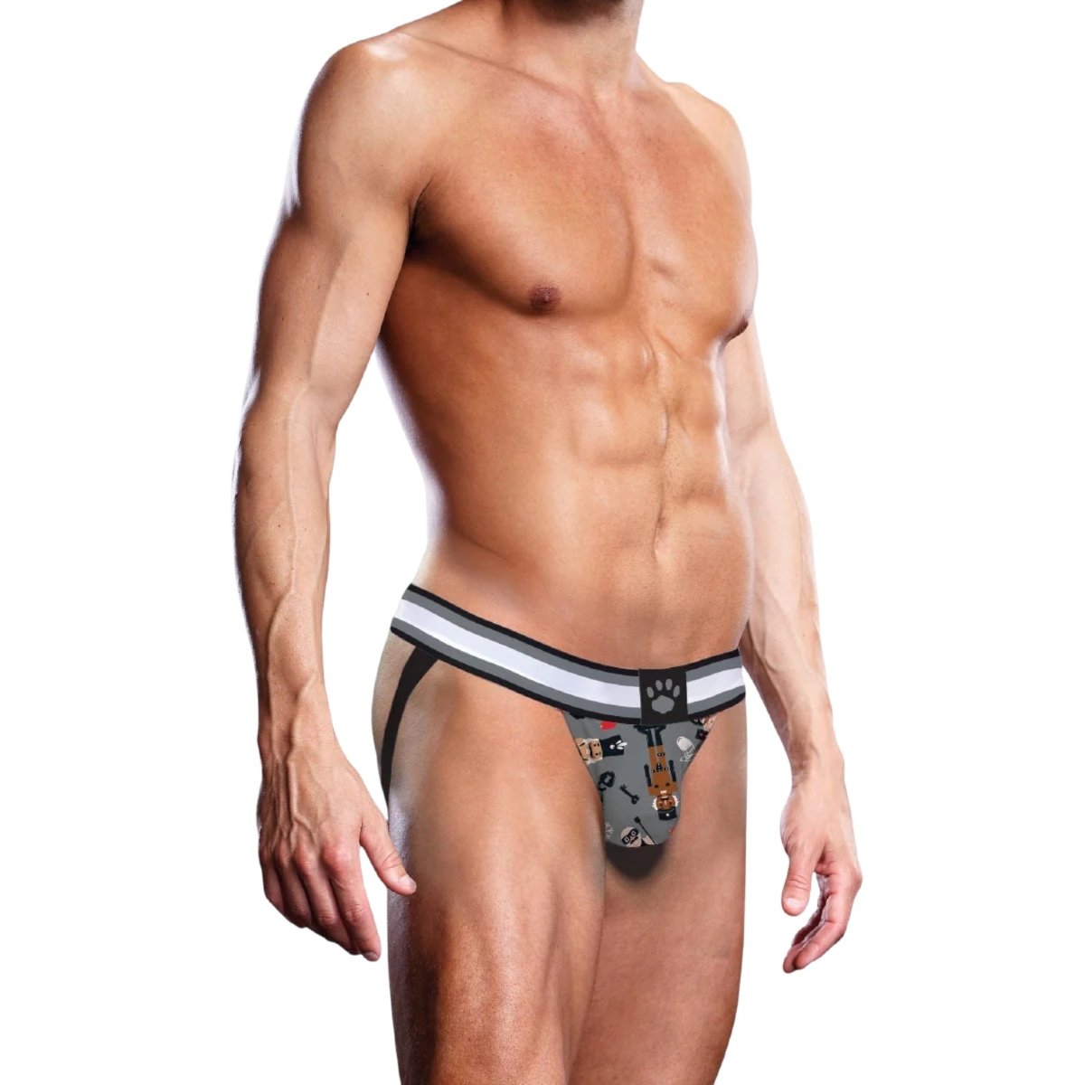 Prowler Nutcracker Jock Strap Grey, M, Grey