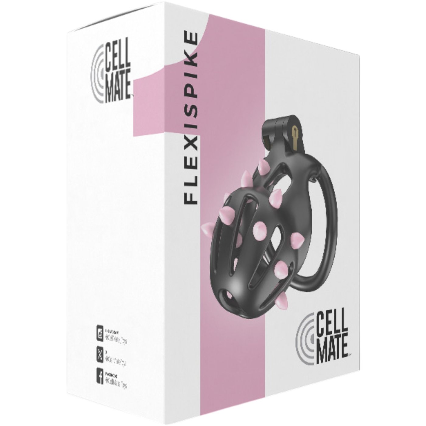 Cellmate FlexiSpike Chastity Cage Size 1