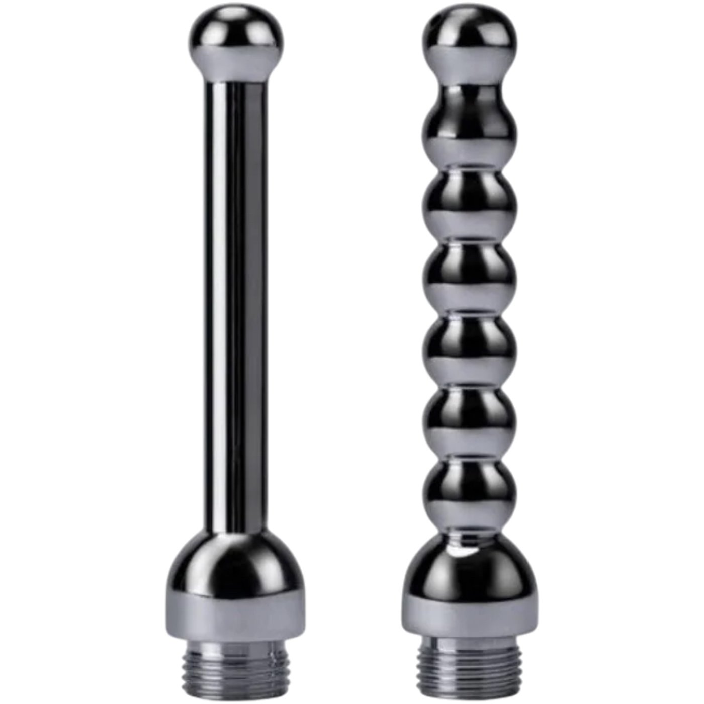 Prowler RED Shower Heads Douche Nozzles 2 Pack Silver