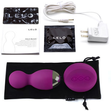 LELO Hula Beads Vibrating Rotating Remote Control Purple