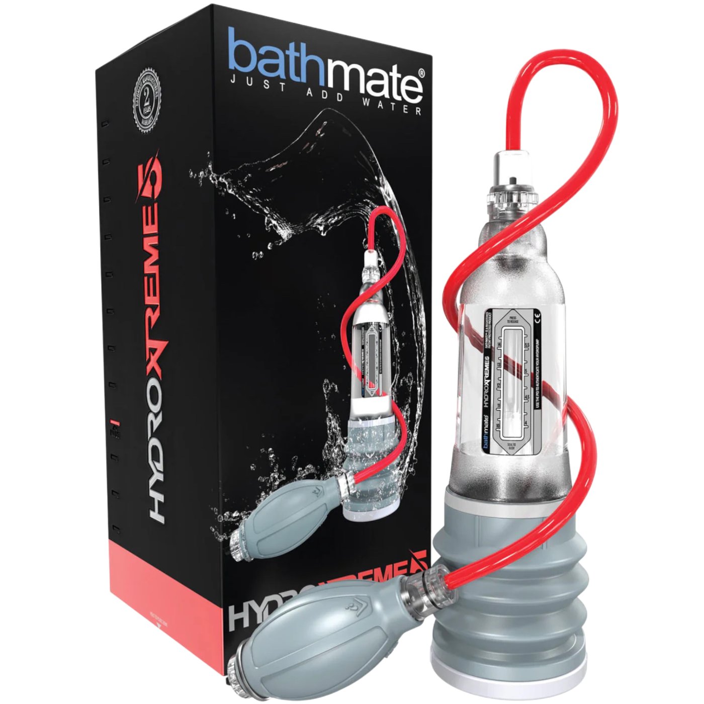 Bathmate Hydroxtreme5 Penis Pump Clear 3-5 Inches