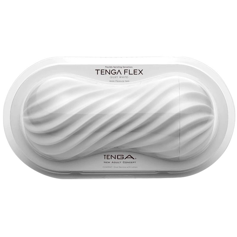 Tenga Flex Silky White Male Masturbator