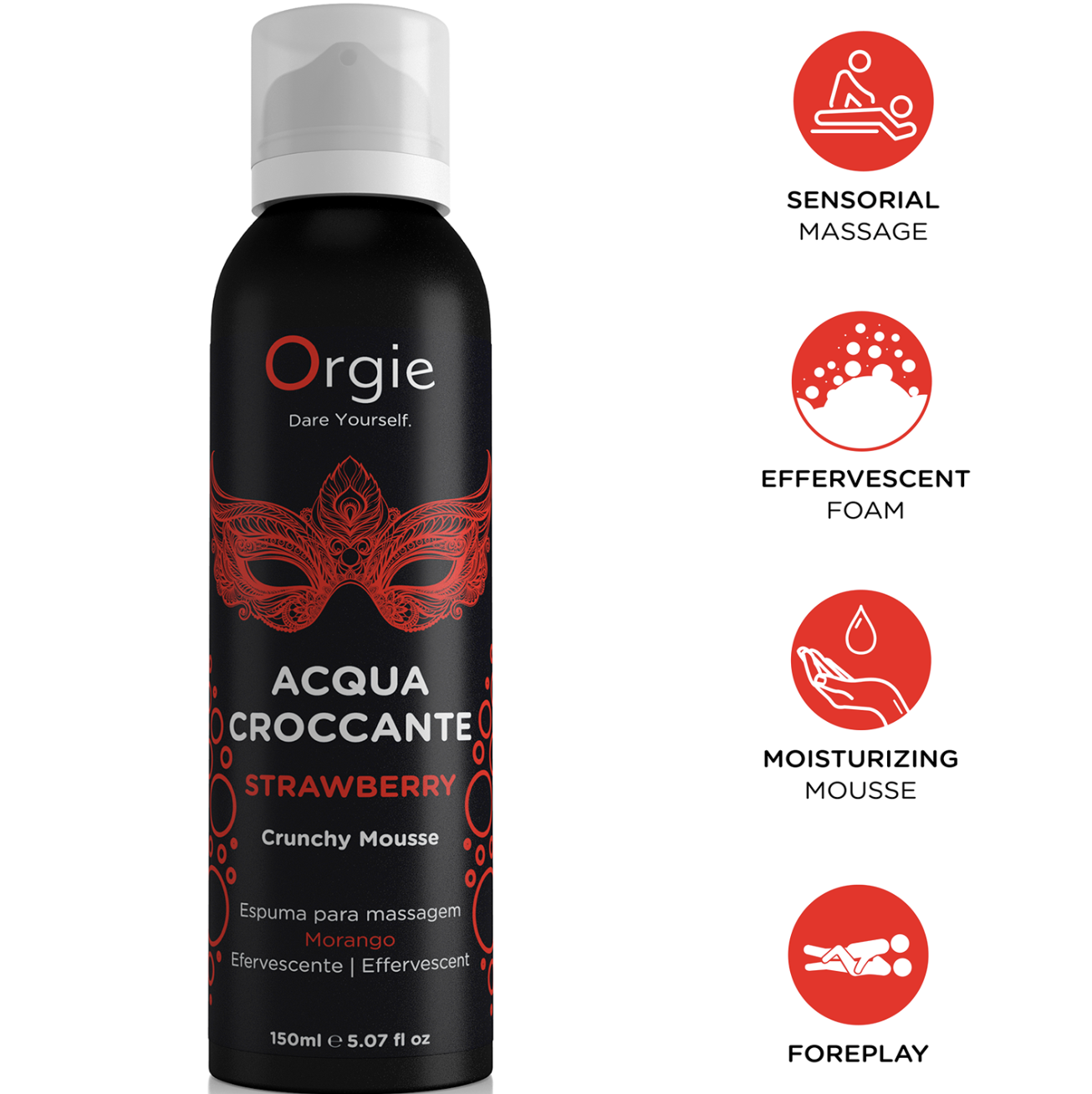 Orgie Acqua Croccante Crunchy Massage Mousse 150ml